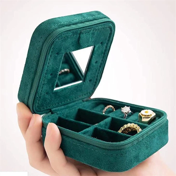 Velvet Jewelry Box Organizer