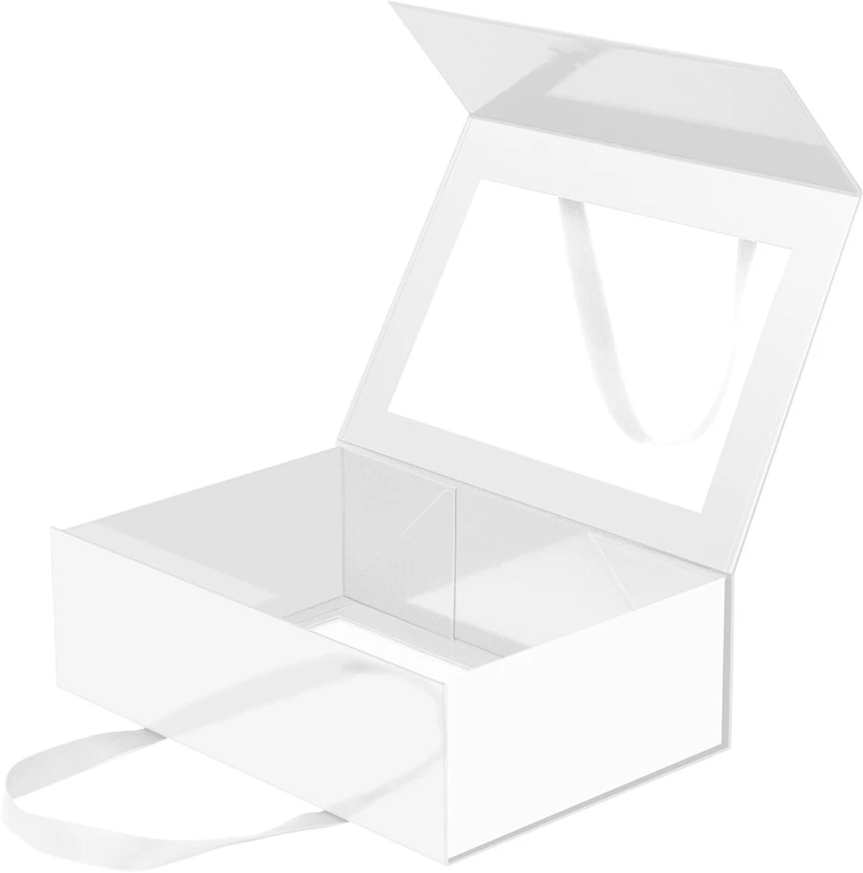 Custom Pure White Collapsible Rigid Packaging Box