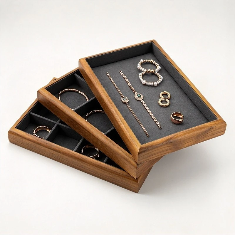 Custom Wooden Jewelry Display Tray factory