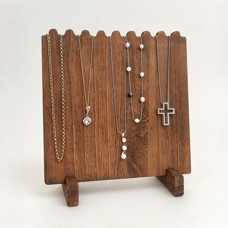 Custom Wooden Necklace Display Stand suppliers