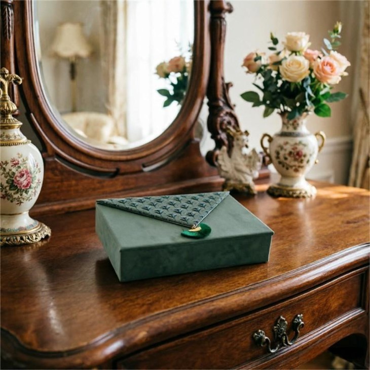 Premium Velvet Envelope Jewelry Box