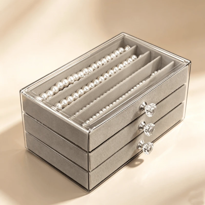 Multi-Layer Pearl Jewelry Storage Box Multi-Layer Pearl Jewelry Storage Box