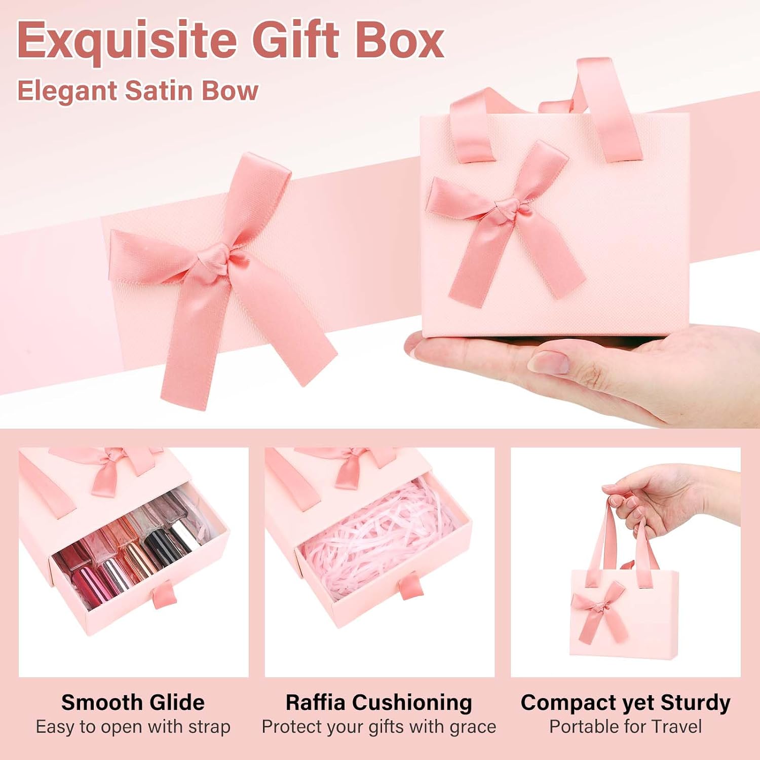 Custom Pink Sliding Drawer Gift Box Custom Pink Sliding Drawer Gift Box