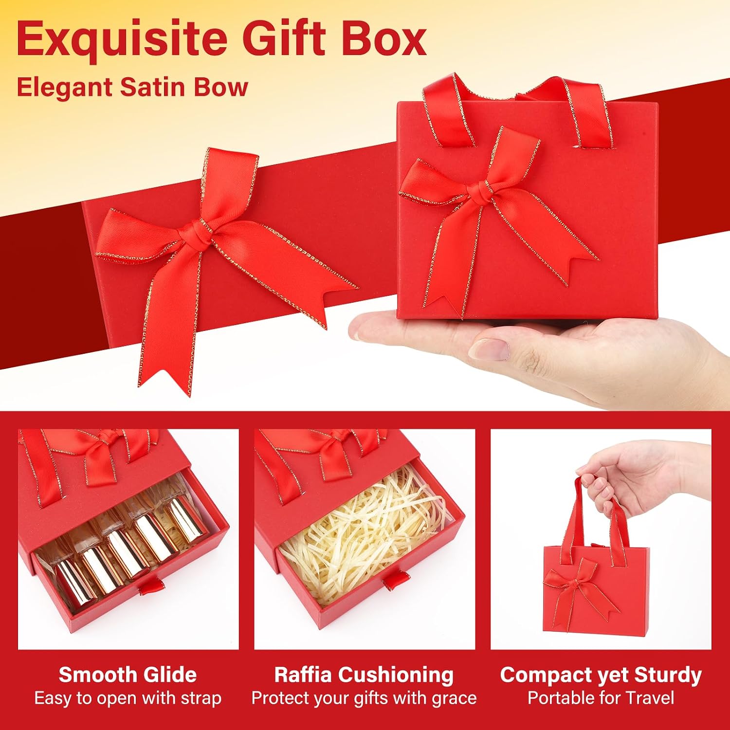 Festive Red Sliding Drawer Packaging Box Festive Red Sliding Drawer Packaging Box