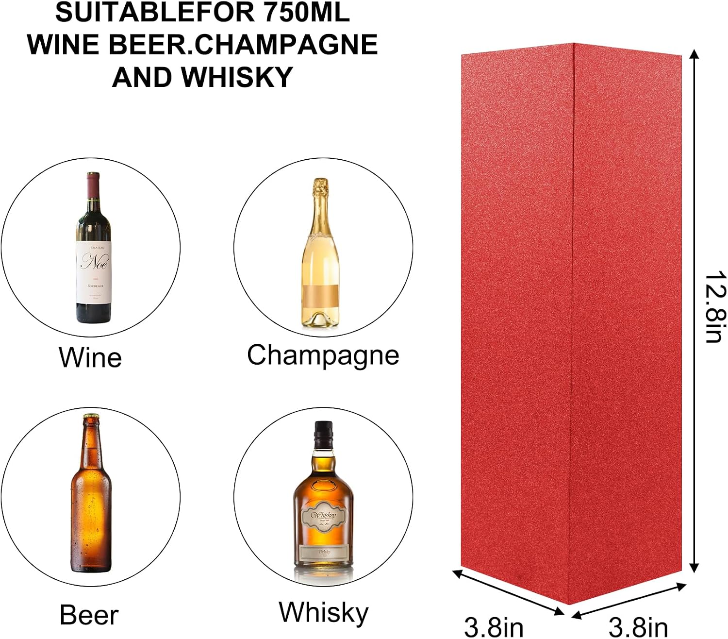 Custom Festive Collapsible Magnetic Wine Gift Box Custom Festive Collapsible Magnetic Wine Gift Box