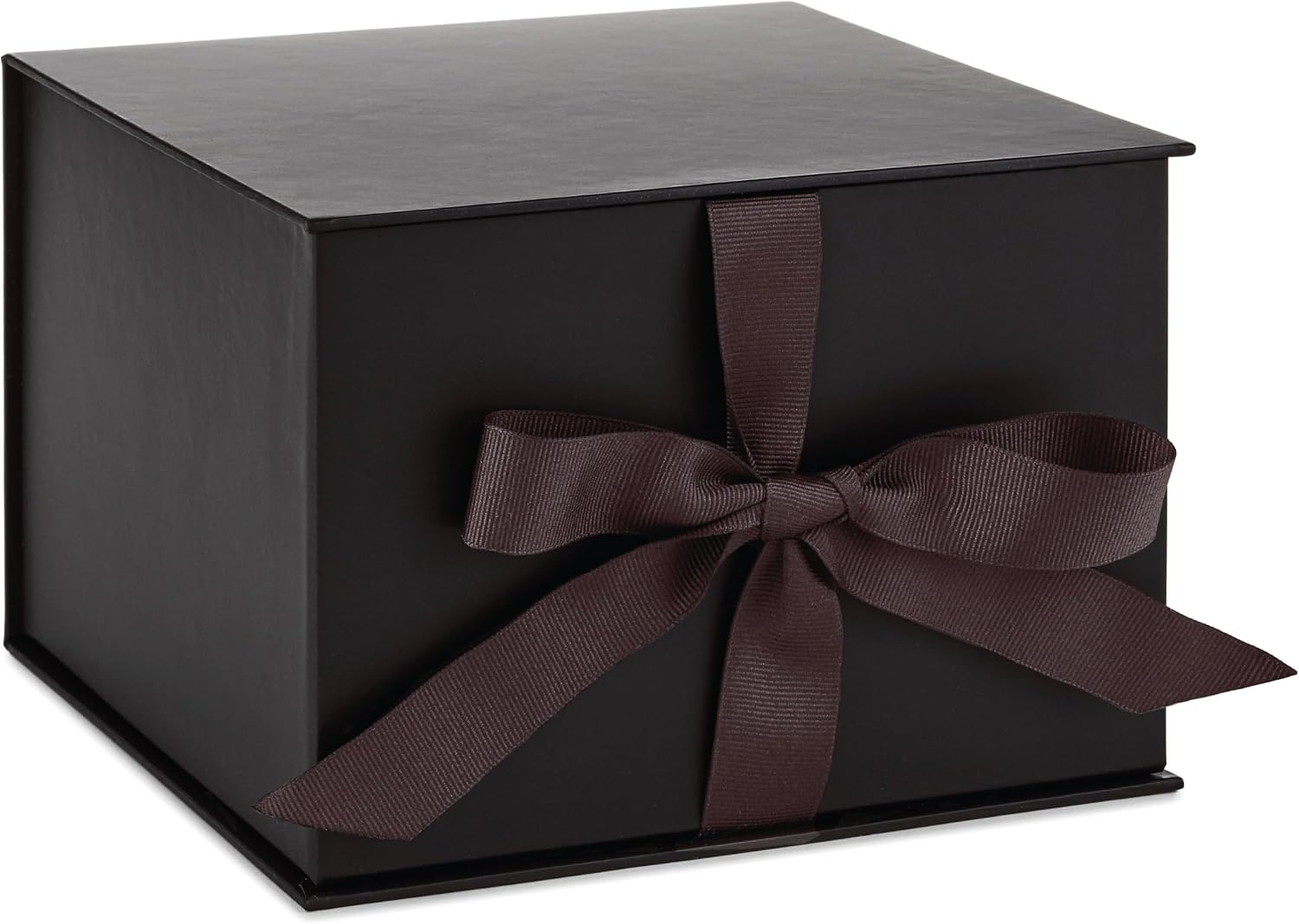 Custom Espresso Brown Magnetic Ribbon Gift Box Custom Espresso Brown Magnetic Ribbon Gift Box