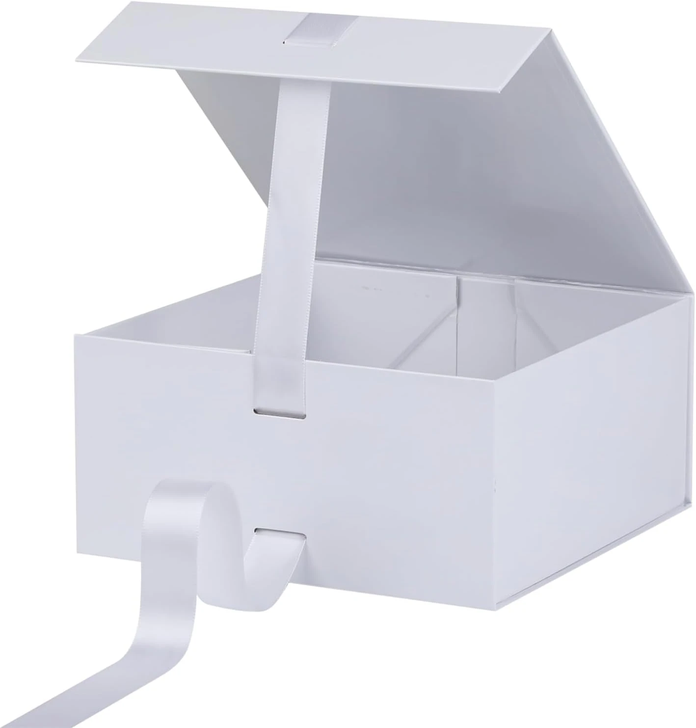 Custom Pure White Foldable Magnetic Gift Box Custom Pure White Foldable Magnetic Gift Box