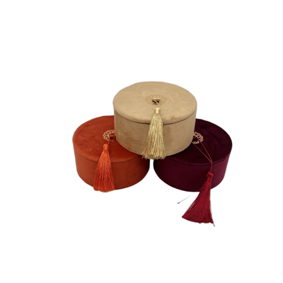 Tassel Velvet Jewelry Storage Box