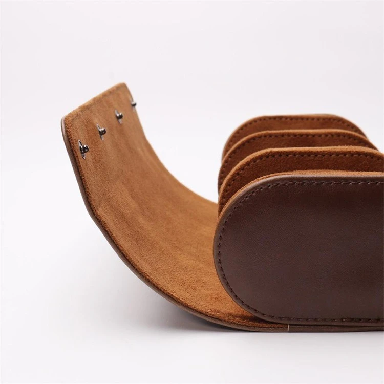 Three Slot Leather Watch Roll factory