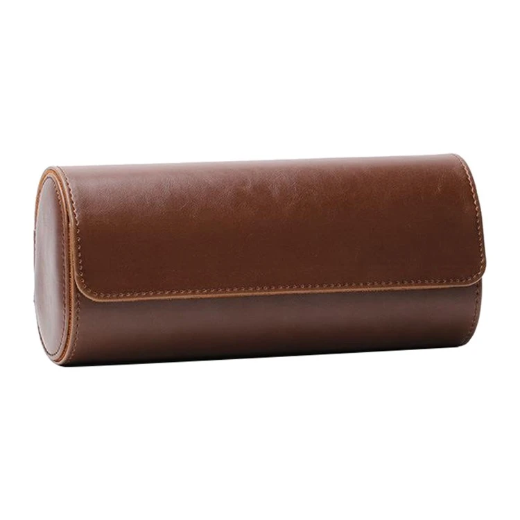 Three Slot Leather Watch Roll best