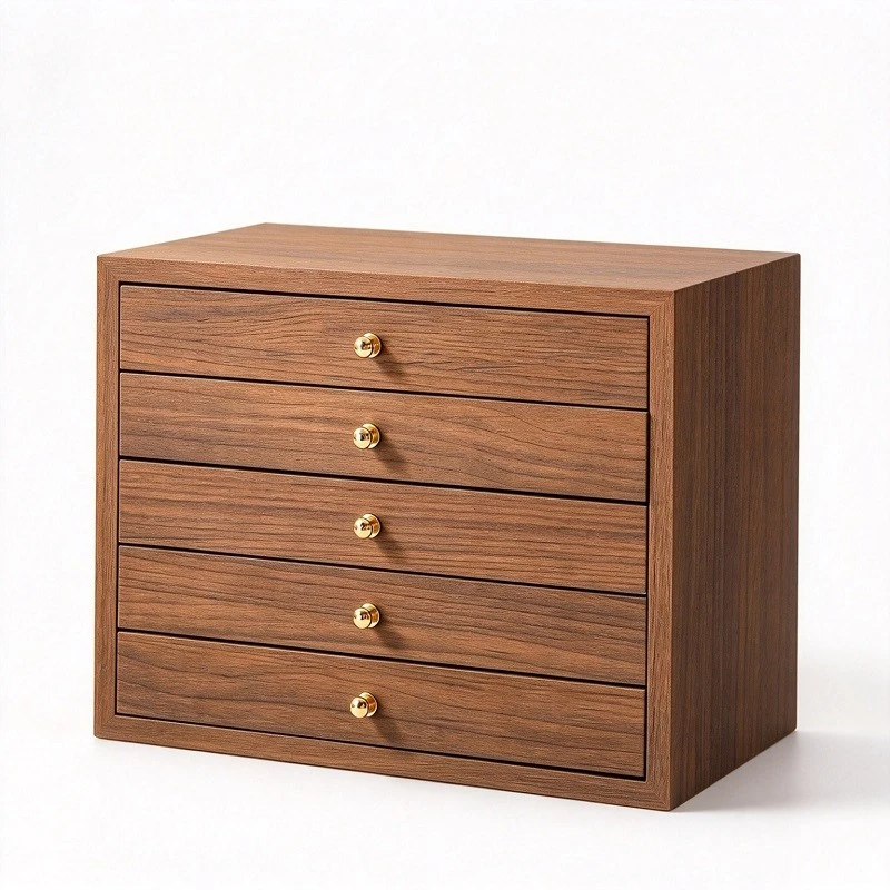 Wooden Multi Drawer Jewelry Organizer Box factory